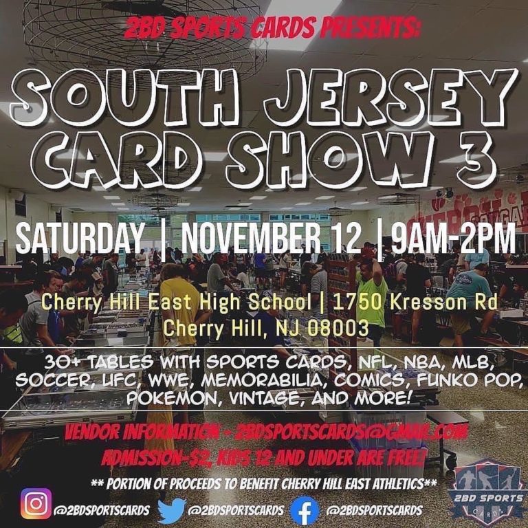 South Jersey Card Show to take place Nov. 12