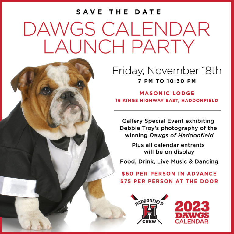 Haddonfield Crew Club holds Dawgs of Haddonfield Calendar Launch Party