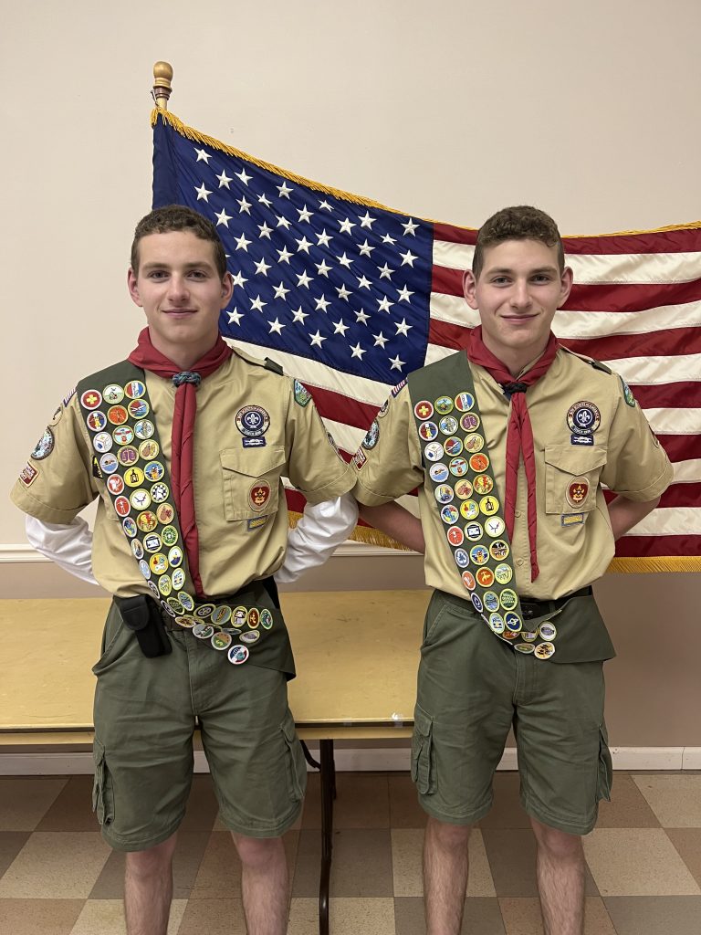 Williamstown twins earn Eagle Scout rank