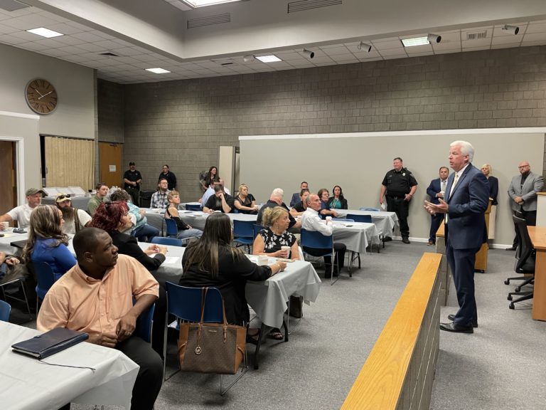 Businesses and township hold crime prevention meeting to combat thefts