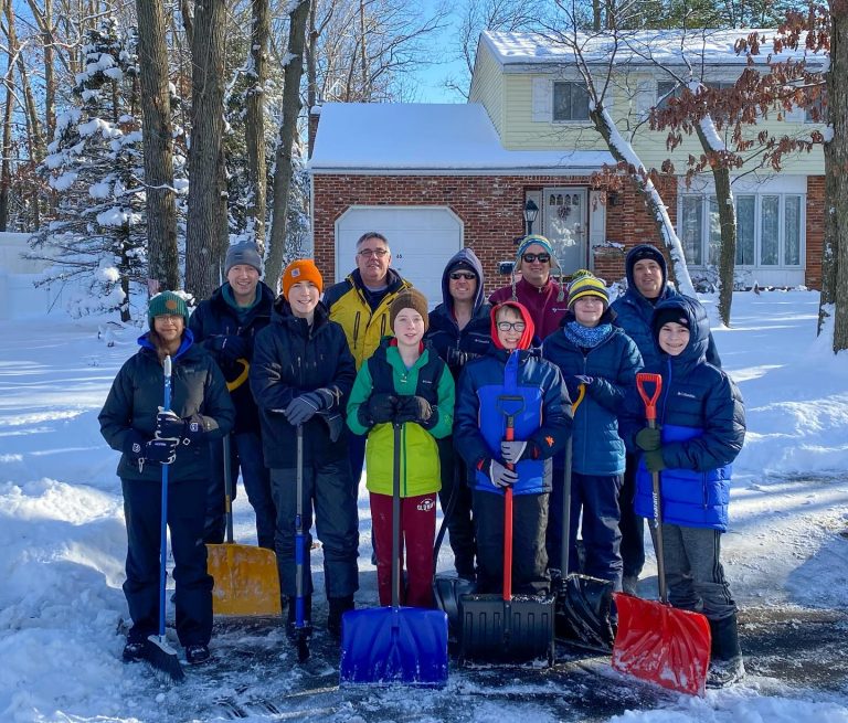 Shoveling out