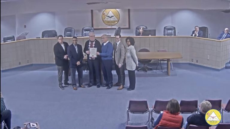 Delran council recognizes Navy veteran