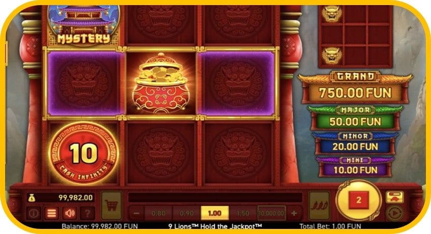 Jokersino Casino CA - 9 lions hold the jackpot