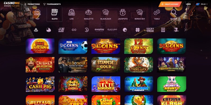 Casinonic Casino AU Pokies